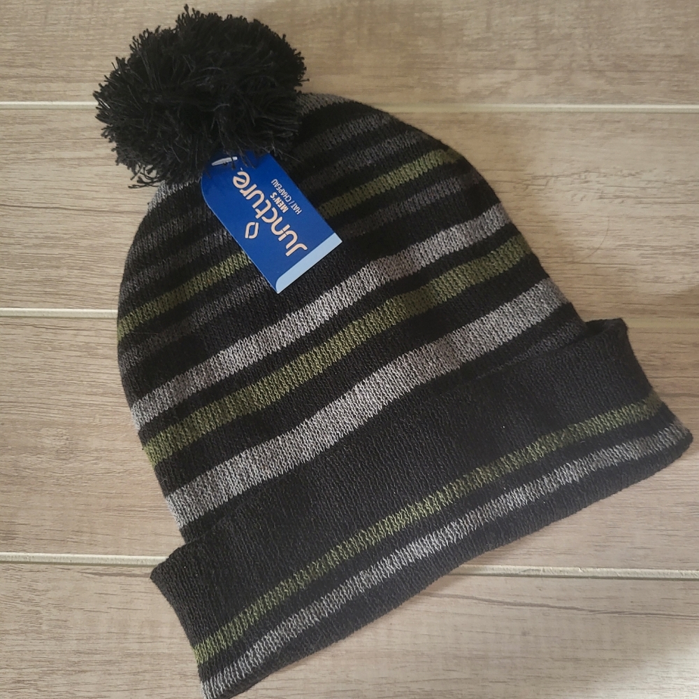 Juncture‎ Men's Knit Winter Hat Cap New Striped